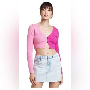 Wild Fable Pink Colorblock Sweater